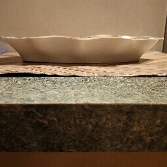 C.T. Carl Tielsch Porcelain Relish Dish Celery Oval Floral Germany 12x6 Antique - Picture 10 of 14